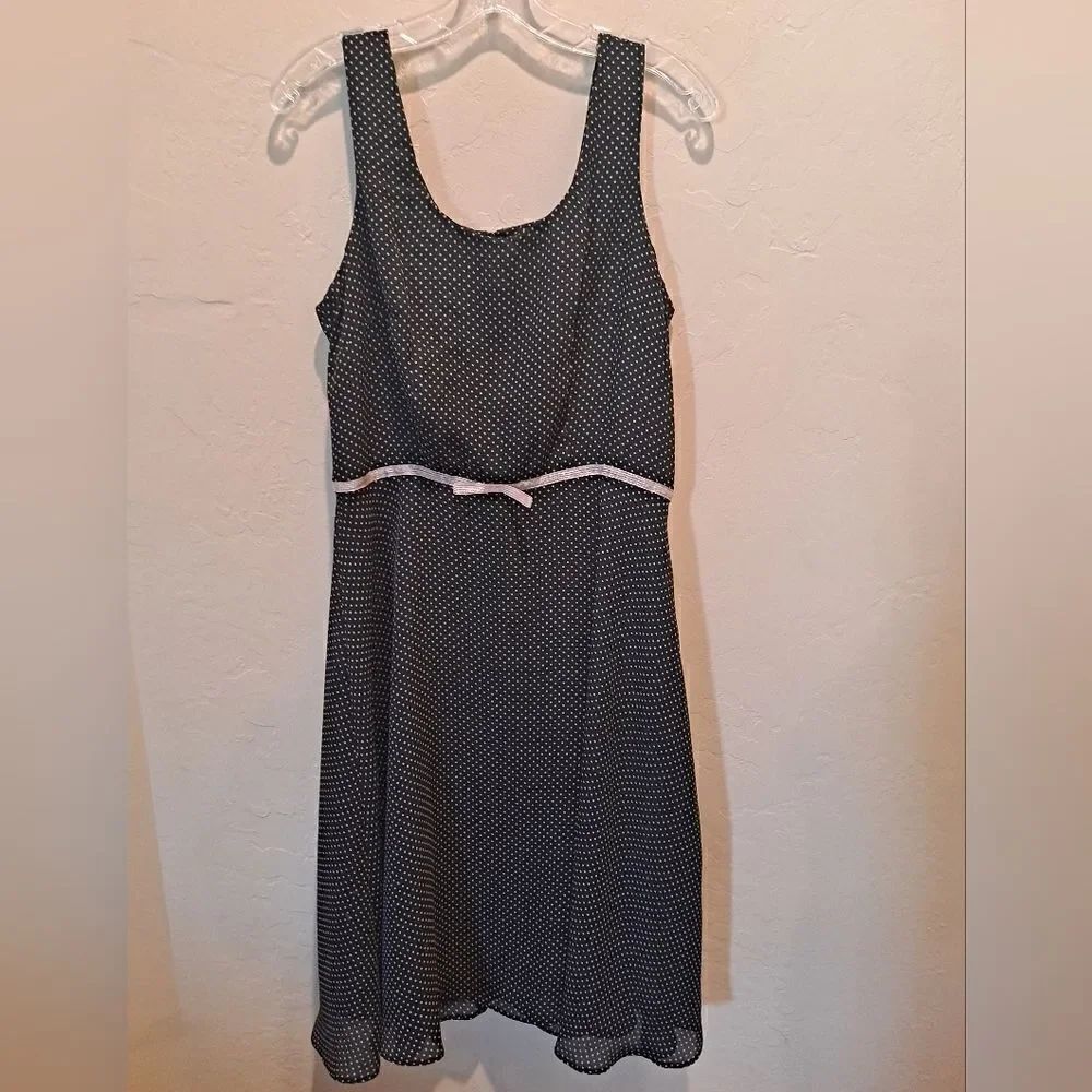 Dressbarn Polka Dot Dress Size 10